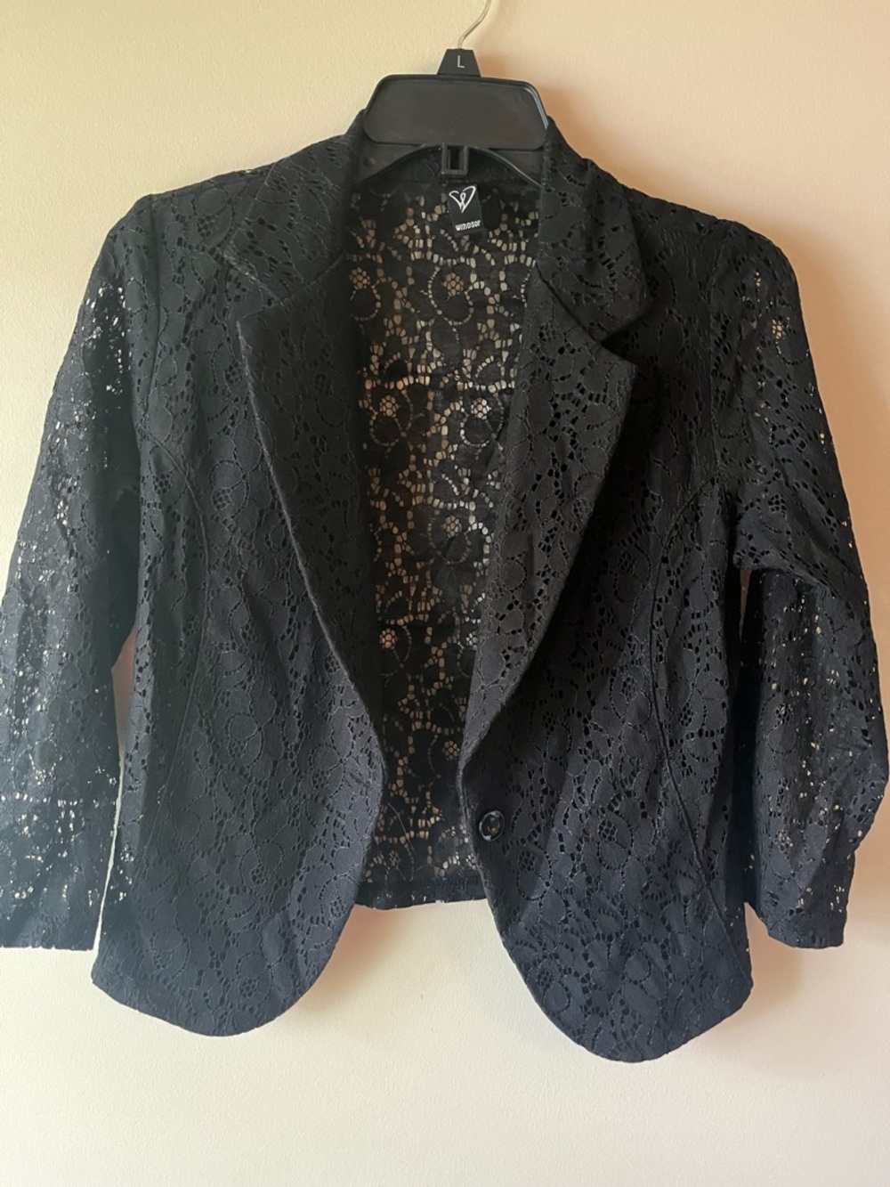 Windsor Black Lace Blazer Jacket